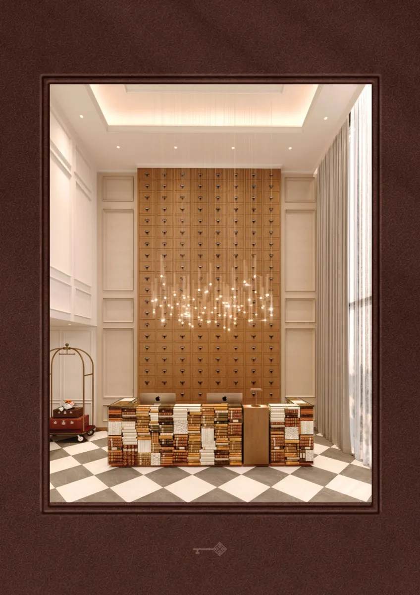 Come Home Through a Library - Two Storey Grand Lobby