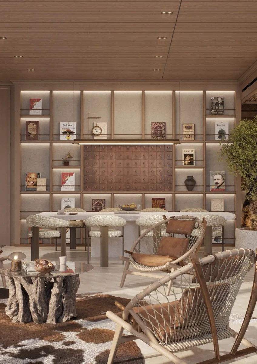 Rooftop Reading Salon & Fireplace